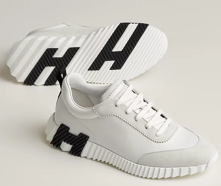 Bouncing Sneaker Hermes White
