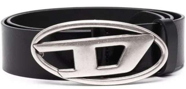Diesel Cinto Branco e Preto