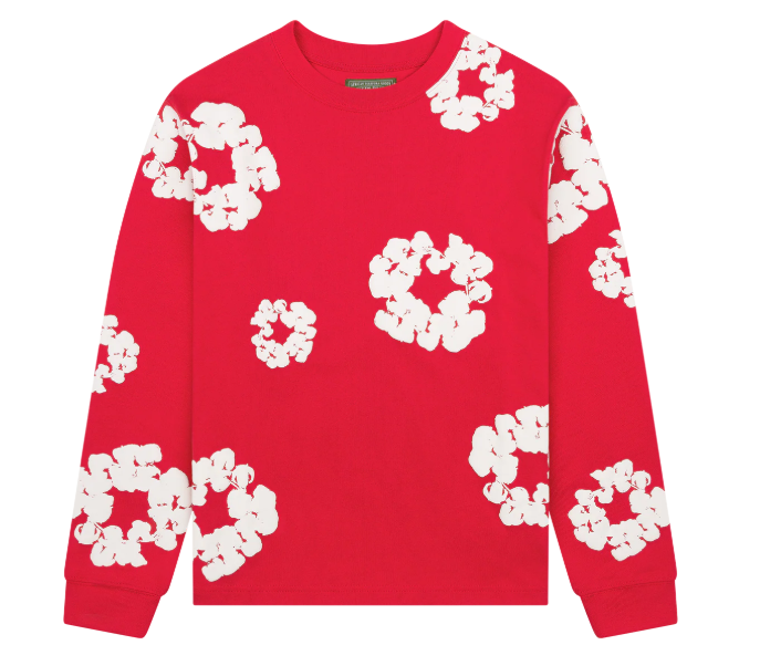 Denim Tears Camisola Vermelho