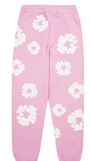 Denim Tears Calças Rosa