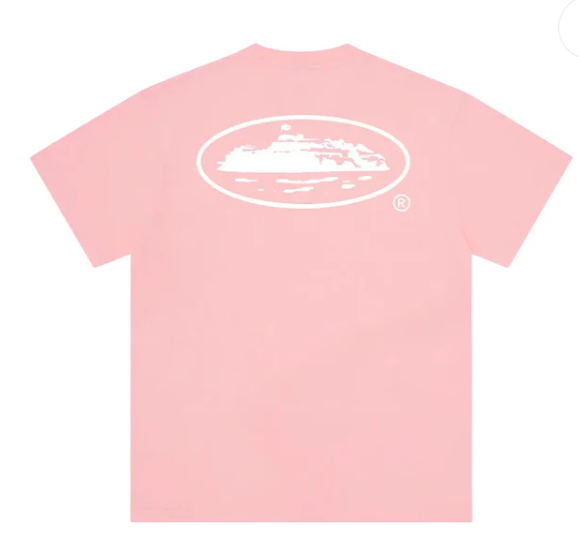 Corteiz OG Island T-shirt - Baby Pink