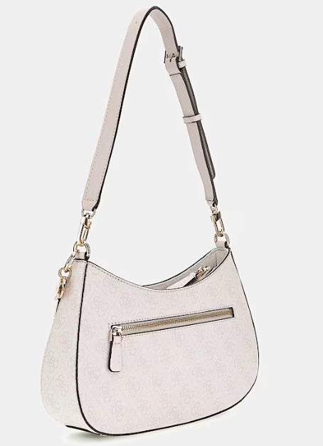 Guess Mala de Ombro Noelle 4G Branco