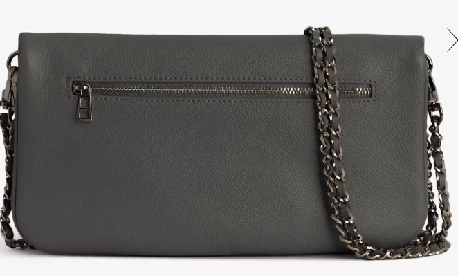 Zadig Mala Rock Clutch Cinza