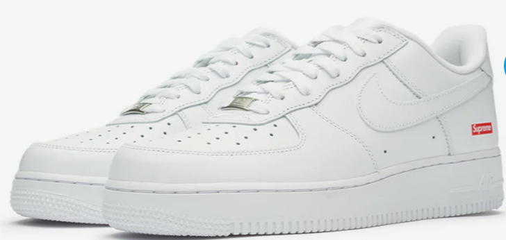 Nike Air Force 1 Supreme Brancos