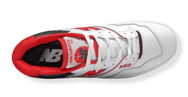 New Balance 550 White Team Red