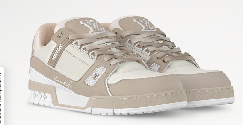 Louis Vuitton Trainers Bege