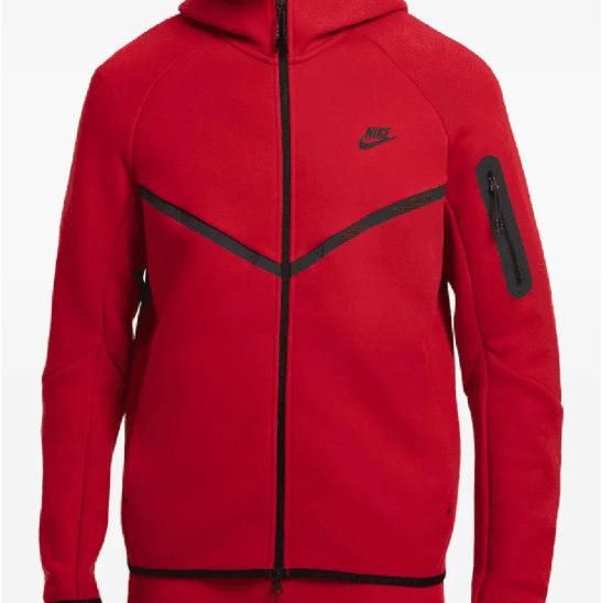 Nike Tech Fleece Tracksuit Veremelho