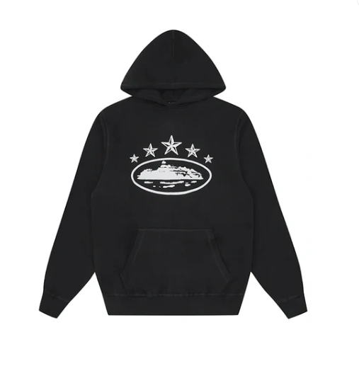 Corteiz 5 Stars Alcatraz Sweat Black