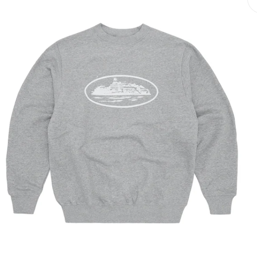 Corteiz OG Alcatraz Crewneck Grey