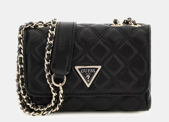 Guess Minimala a tiracolo Giully Preto