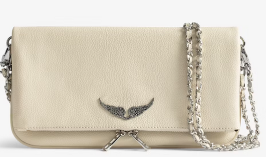 Zadig Mala Rock Clutch Branco