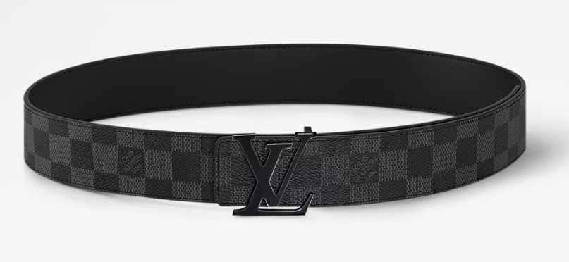 Louis Vuitton Cinto Intiales 40mm Preto