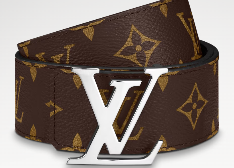 Louis Vuitton Cinto Intiales 40mm Castanho