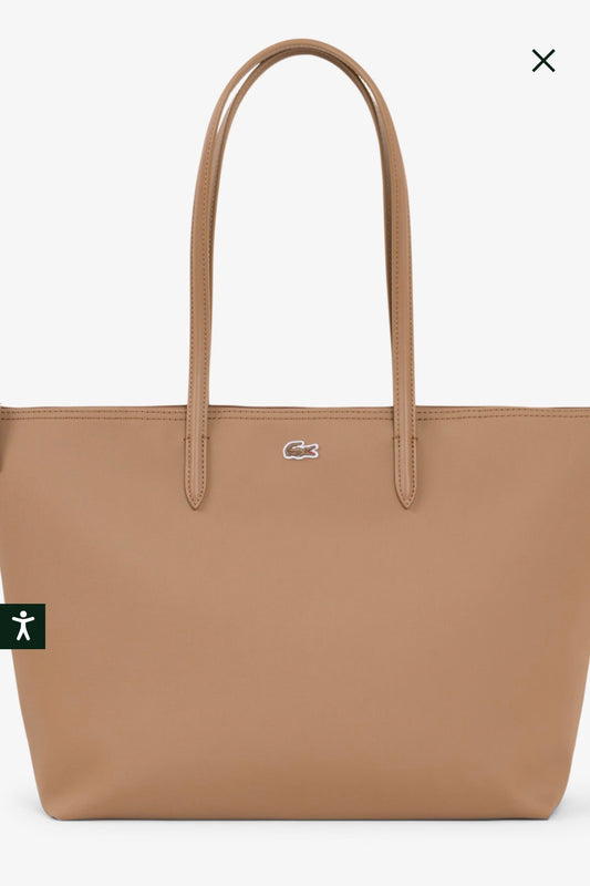 Lacoste Mala Tote L.12.12 Castanho