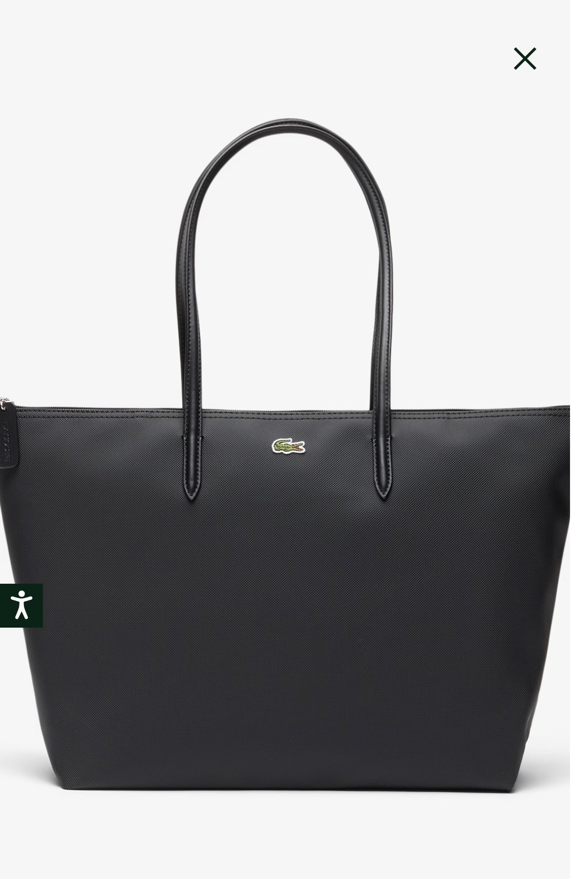 Lacoste Mala Tote L.12.12 Black