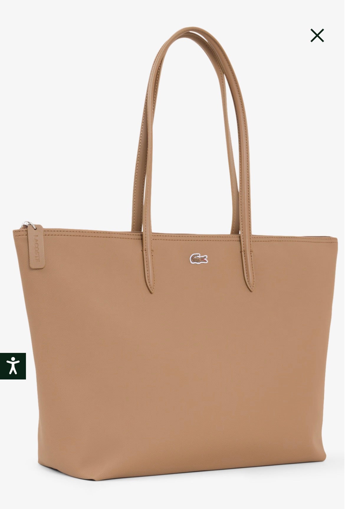 Lacoste Mala Tote L.12.12 Castanho