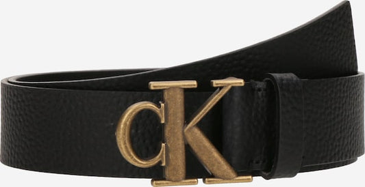 Calvin Klein Cinto Dourado
